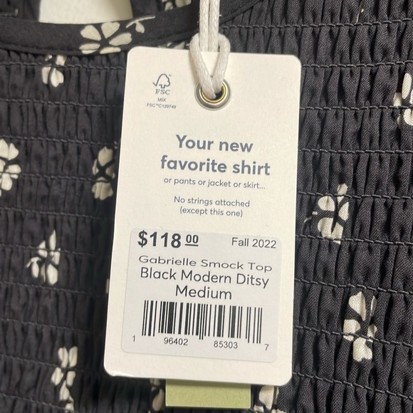 NWT Marine Layer Smock Top - M - Picture 5 of 5